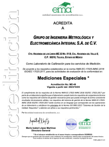 mediciones especiales ema